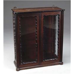 GOOD ROSEWOOD TWO DOOR CABINET