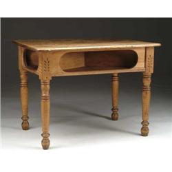 INTERESTING ANTIQUE COUNTRY GAME TABLE