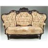 Image 1 : GOOD CARVED ROSEWOOD VICTORIAN SOFA