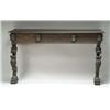 Image 1 : CARVED LION DECORATED CONSOLE TABLE