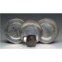 LOT OF FOUR PIECES OF SILVER