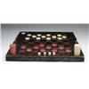Image 1 : ORIENTAL LACQUERWARE CARVED BONE BACKGAMMON/CHESS