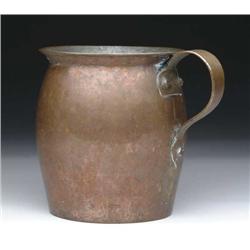 COPPER HANDLED PITCHER