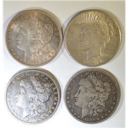 CIRC SILVER DOLLAR LOT: