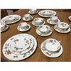 Image 2 : 58 PCE MINTONS MADE IN ENGLAND BONE CHINA DINNERWARE "VERMONT" PATTERN