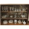 Image 1 : LARGE LOT OF ASSTD CRYSTAL - SERVING PIECES/GLASSWARES/CANDLE HOLDERS ETC.