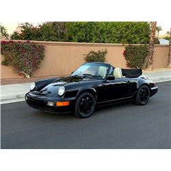 1990 PORSCHE 911 CARRERA CONVERTIBLE 5 SPEED