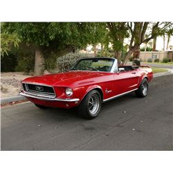 1968 FORD MUSTANG CONVERTIBLE J CODE