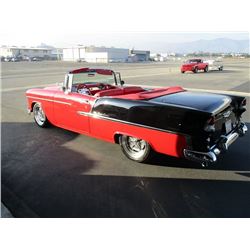 FRIDAY FEATURE 1955 CHEVROLET BEL AIR CONVERTIBLE CONVERTIBLE RESTOMOD PRO TOURING CUSTOM