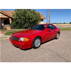 1990 MERCEDES 300 SL CONVERTIBLE REMOVABLE HARD TOP