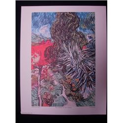 Vintage Vincent Van Gogh Prints NY. Printing House Landscape