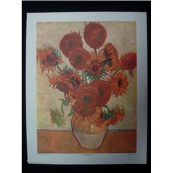 Vintage Vincent Van Gogh Prints NY. Printing House Still Life