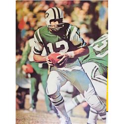 Sports Illustrated Poster Joe Namath Vintage