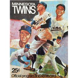 Minnesota Twins Program Vintage