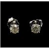 14KT White Gold 0.62 ctw Diamond Stud Earrings