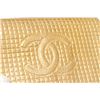 Image 5 : Chanel Gold Textured Leather CC Flap Bi Fold Wallet