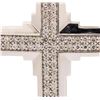 Image 2 : 14KT White Gold 1.75 ctw Diamond Cross Pendant
