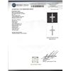 Image 3 : 14KT White Gold 1.75 ctw Diamond Cross Pendant