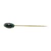 Glass Bead Stick Pin - Pewter