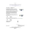 Image 5 : 1.30 ctw Sapphire and Diamond Ring - 14KT White Gold