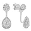 14k Gold 1.19CTW Diamond Earrings, (SI1-SI2)