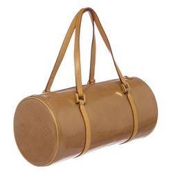 Louis Vuitton Beige Vernis Leather Bedford Barrel Bag