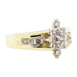 0.85 ctw Diamond Ring - 14KT Yellow Gold