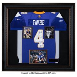 Brett Favre Signed Minnesota Vikings Jersey.