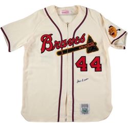 Hank Aaron Signed Jersey