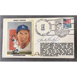 Sandy Koufax Signed Flat