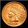 Image 2 : ***Auction Highlight*** 1907 Indian Cent 1c Graded GEM+ RD By USCG (fc)