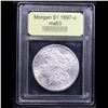 Image 4 : ***Auction Highlight*** 1897-o Morgan Dollar $1 Graded Select Unc By USCG (fc)