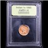 Image 4 : ***Auction Highlight*** 1890 Indian Cent 1c Graded Gem+ Unc RD By USCG (fc)