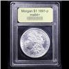Image 4 : ***Auction Highlight*** 1891-p Morgan Dollar $1 Graded Choice+ Unc By USCG (fc)