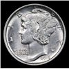 Image 2 : ***Auction Highlight*** 1918-d Mercury Dime 10c Graded Select Unc FSB By USCG (fc)