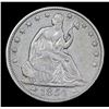 Image 2 : ***Auction Highlight*** 1851-p Seated Half Dollar 50c Graded xf+ By USCG (fc)