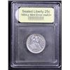 Image 4 : ***Auction Highlight*** Mint Error 1854-p Seated Liberty Quarter 25c Graded Select+ Unc By USCG (fc)