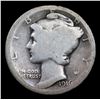 Image 2 : ***Auction Highlight*** 1916-d Mercury Dime 10c Graded g+ By USCG (fc)