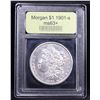 Image 4 : ***Auction Highlight*** 1901-s Morgan Dollar $1 Graded Select+ Unc By USCG (fc)
