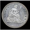 Image 2 : ***Auction Highlight*** 1877-cc Seated Liberty Quarter 25c Graded Choice AU/BU Slider PL By USCG (fc