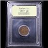 Image 4 : ***Auction Highlight*** 1877 Indian Cent 1c Graded g+ By USCG (fc)