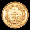 Image 3 : ***Auction Highlight*** 1857 Gold Dollar $1 Graded Select Unc By USCG (fc)