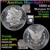 Image 1 : ***Auction Highlight*** 1881-s Morgan Dollar $1 Graded Choice Unc+ DMPL By USCG (fc)