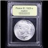 Image 4 : ***Auction Highlight*** 1925-s Peace Dollar $1 Graded Select+ Unc By USCG (fc)