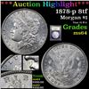 Image 1 : ***Auction Highlight*** 1878-p 8tf Morgan Dollar $1 Graded Choice Unc By USCG (fc)