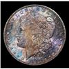 Image 2 : ***Auction Highlight*** 1880-s Rainbow Toned Morgan Dollar $1 Graded Choice Unc+ PL By USCG (fc)