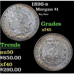 1896-s Morgan Dollar $1 Grades xf+ (fc)