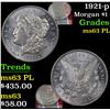 Image 1 : 1921-p Morgan Dollar $1 Grades Select Unc PL (fc)