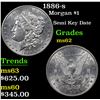 Image 1 : 1886-s Morgan Dollar $1 Grades Select Unc (fc)