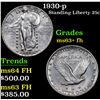 Image 1 : 1930-p Standing Liberty Quarter 25c Grades Select Unc+ FH (fc)